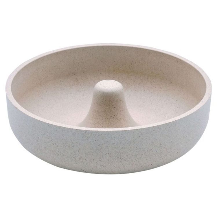 ICA Comedero cerámica beige