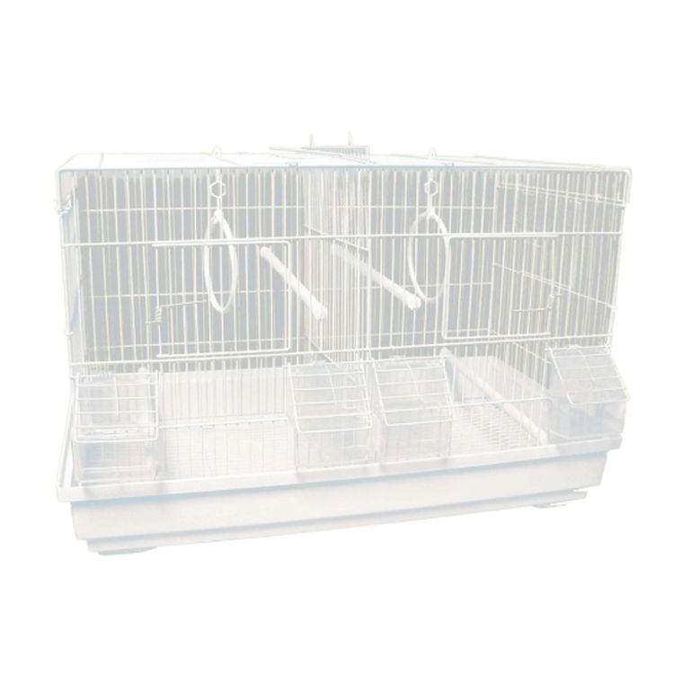 ICA ave jaula cria fondo plastico blanca 37x32x58 cm