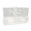 ICA ave jaula cria fondo plastico blanca 37x32x58 cm