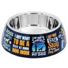 ICA comedero acero urban print M