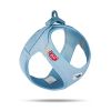 CURLI perro arnes air-mesh azul claro S 38-43 cm