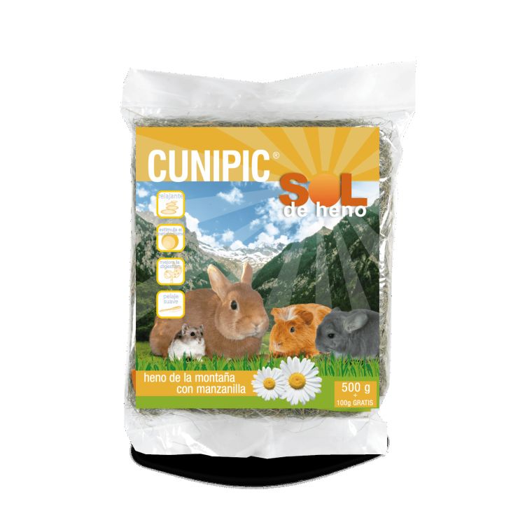 CUNIPIC Sol de heno manzanilla 500 gr