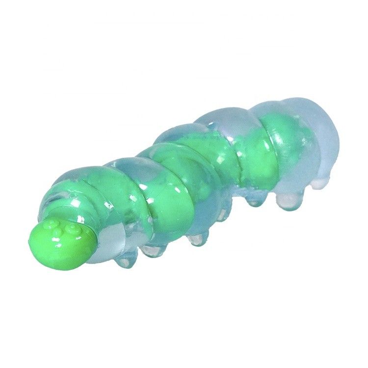 ALMA perro juguete gusanito loco azul