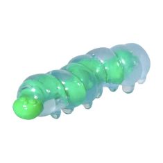ALMA perro juguete gusanito loco azul