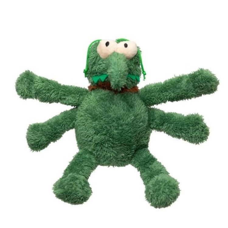 FUZZYARD perro juguete Scratchy The Flea Green L