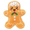FUZZYARD perro juguete Fred The Gingerbread S