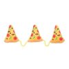 FUZZYARD gato juguete Pizza 3 on a string