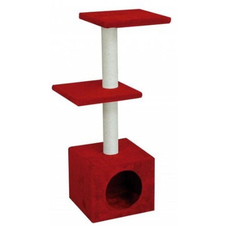 NAYECO rascador Amelie rojo 30x30x89 cm