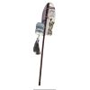 NAYECO gato juguete varita lana suave con tubo 45 cm