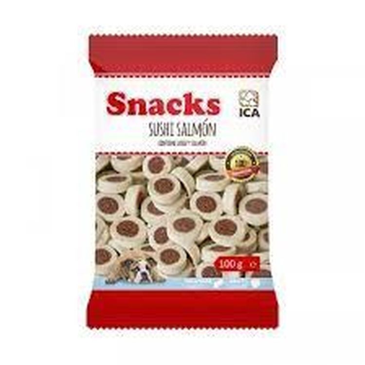ICA perro snack sushi de salmon 100 gr