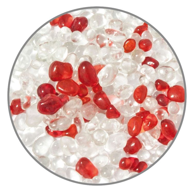 ICA grava cristal mix roja 400 gr