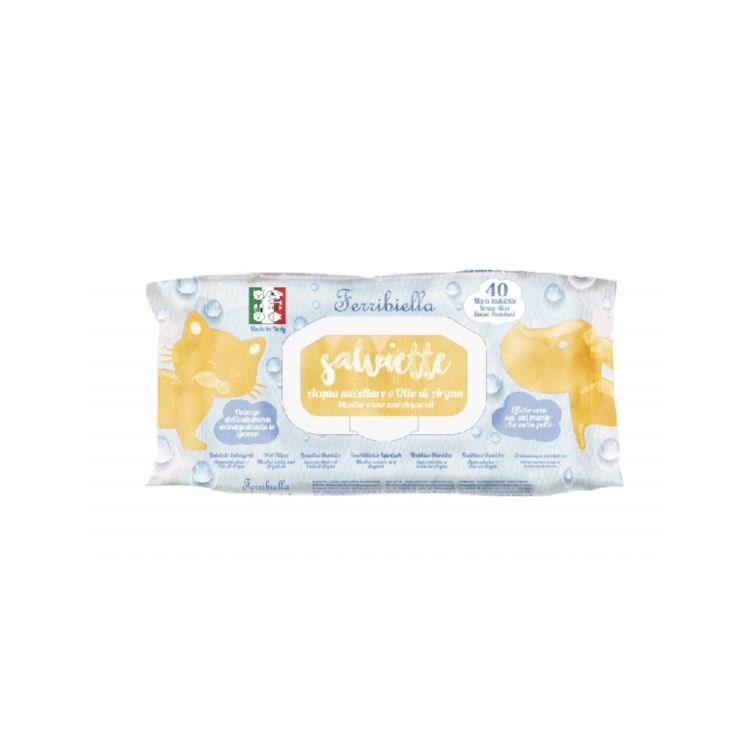 FERRIBIELLA toallitas agua micelar argan 40 uds