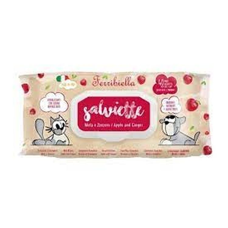 FERRIBIELLA toallitas manzana jengibre 40 uds