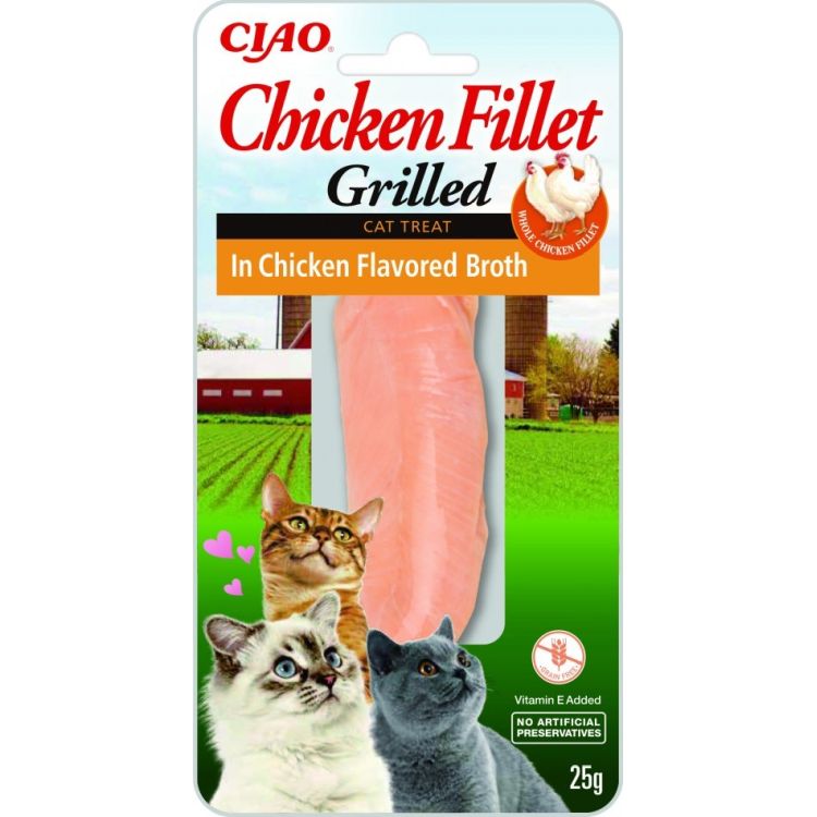 CHURU gato snack filete pollo caldo pollo 25 gr