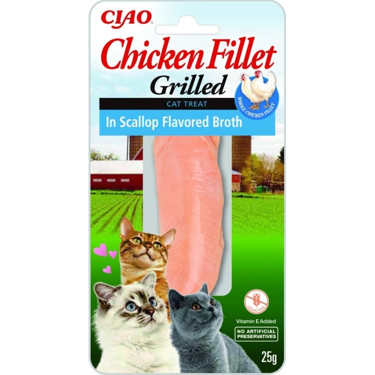 CHURU gato snack filete pollo caldo vieira 25 gr