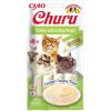 CHURU gato snack pure pollo y vieira 4x14 gr