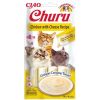 CHURU gato snack pure pollo y queso 4x14 gr