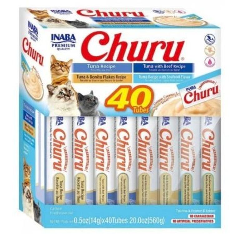 CHURU gato snack variedades de atun