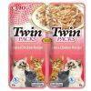 CHURU gato snack twin packs atun y pollo caldo atun 2x40 gr
