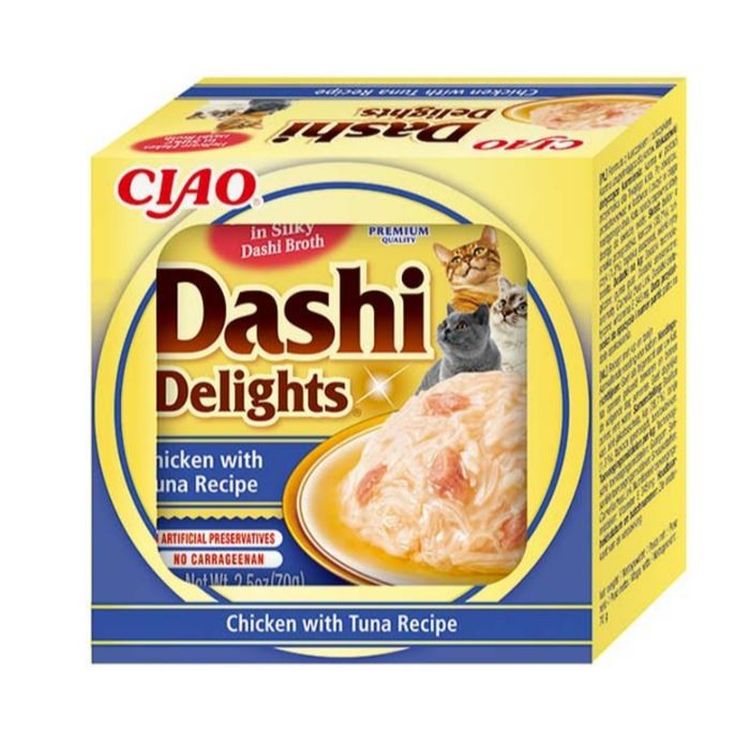 CHURU gato Dashi delight pollo atun