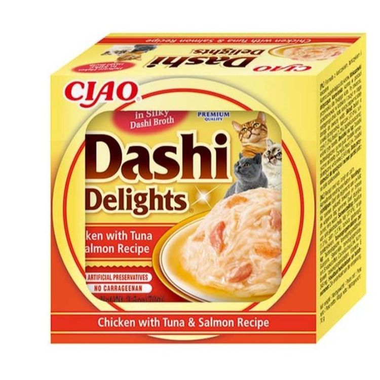 CHURU gato Dashi delight pollo atun y salmon