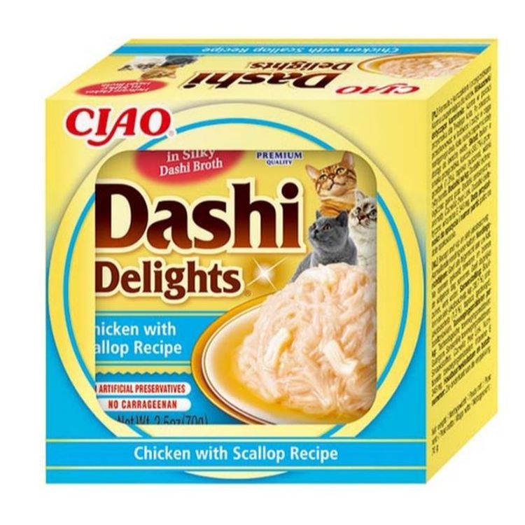CHURU gato Dashi delight pollo vieira