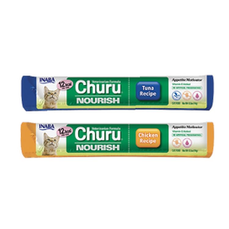 CHURU gato snack dieta nourish atun y pollo 14 gr