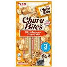 CHURU gato snack bites pollo 3x10 gr
