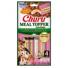 CHURU perro snack Meal topper pollo y salmon