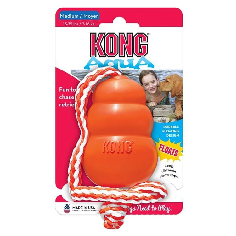 KONG perro juguete entrenamiento recuperacion acuático