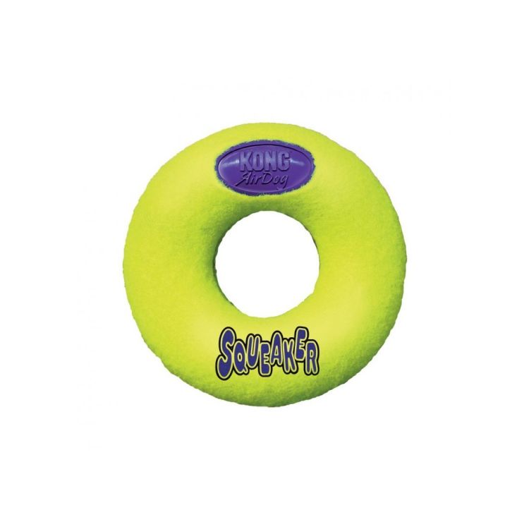 KONG perro juguete donut air dog squeaker