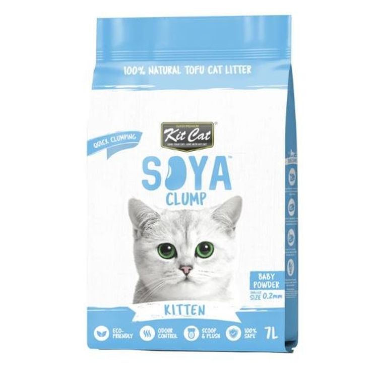 KIT CAT arena SoyaClump Baby Powder 7 L