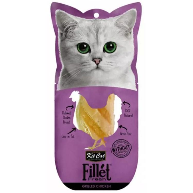 KIT CAT gato snack FilletFresh pollo 30 gr