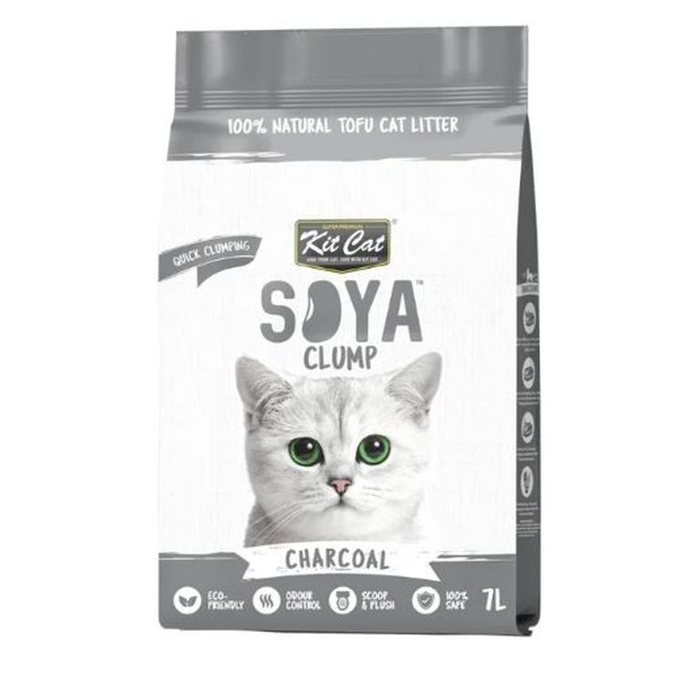 KIT CAT arena SoyaClump Carbon 7 L