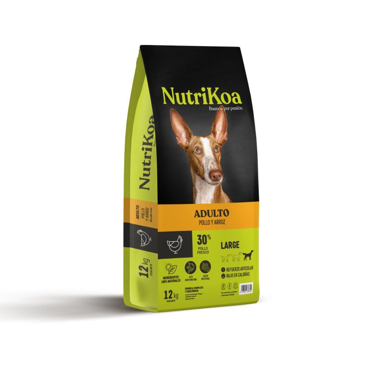 NUTRIKOA perro adulto large pollo 12 kg