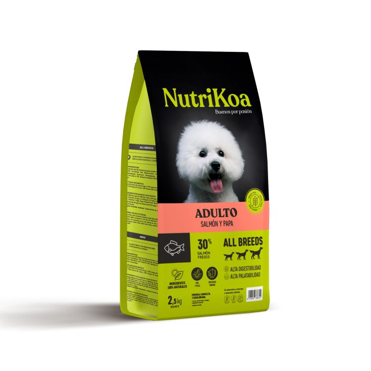 NUTRIKOA perro adulto grain free salmon