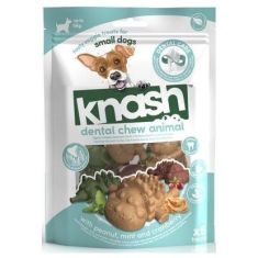 KNASH perro snack dental pequeño 3 sabores 6 uds