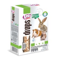 ICA Lolo roedor snack drops de yogurt 75 gr