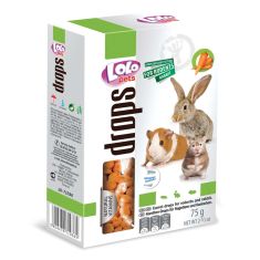 ICA Lolo roedor snack drops de zanahoria 75 gr