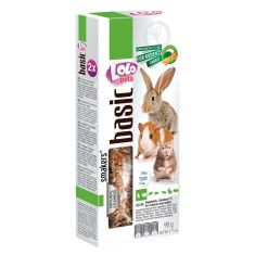 ICA Lolo conejo snack barritas vegetales 90 gr