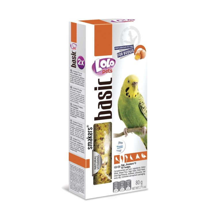 ICA Lolo periquito snack barritas huevo 80 gr