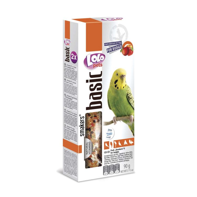 ICA Lolo periquito snack barritas fruta 90 gr