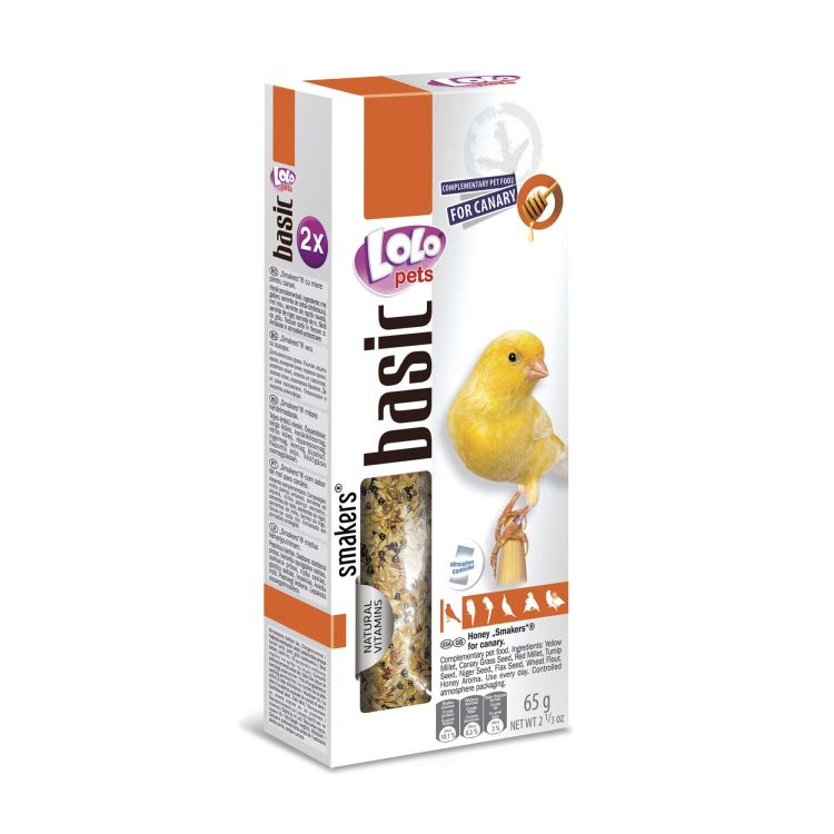 ICA Lolo canario snack barritas miel 65 gr