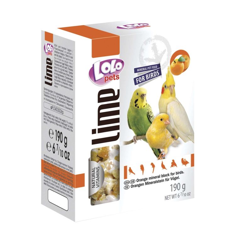 ICA Lolo aves bloque lima naranja 190 gr