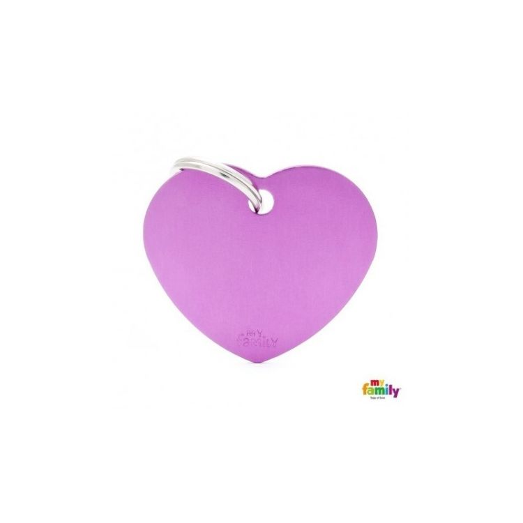 MY FAMILY corazón violeta