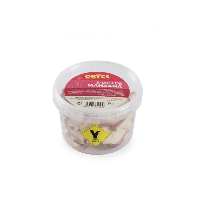 ORYCS roedor snack manzana 75 gr