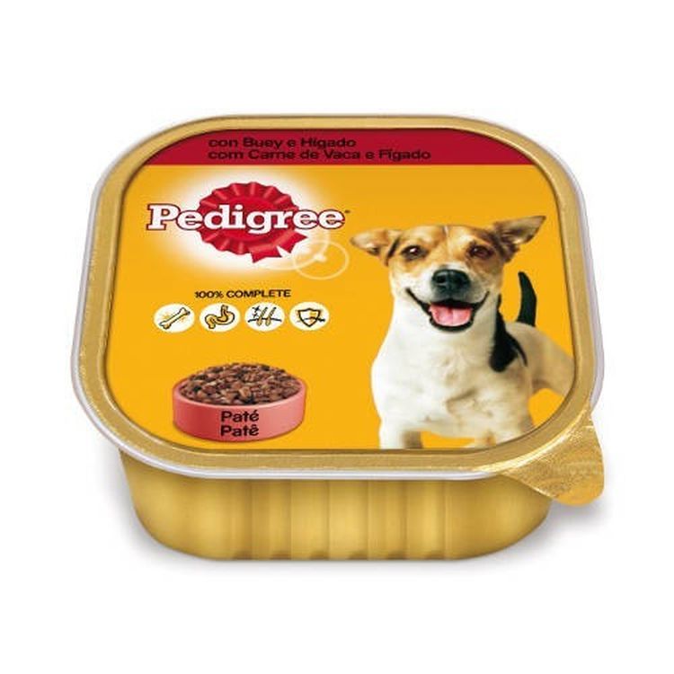 PEDIGREE perro adulto buey higado tarrina 300 gr