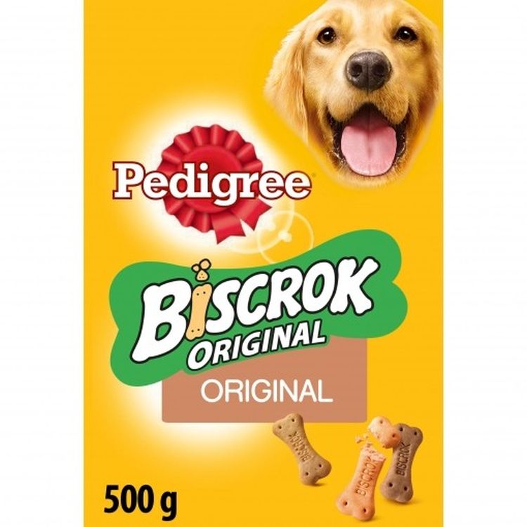 PEDIGREE perro snack galletas Biscrock 500 gr