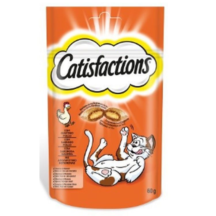 CATISFACTIONS gato snack pollo 60 gr
