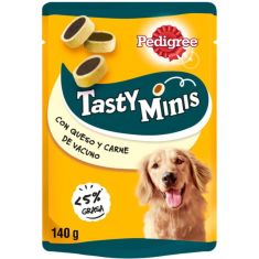 PEDIGREE perro snack Tasty bites cheesy bites 140 gr